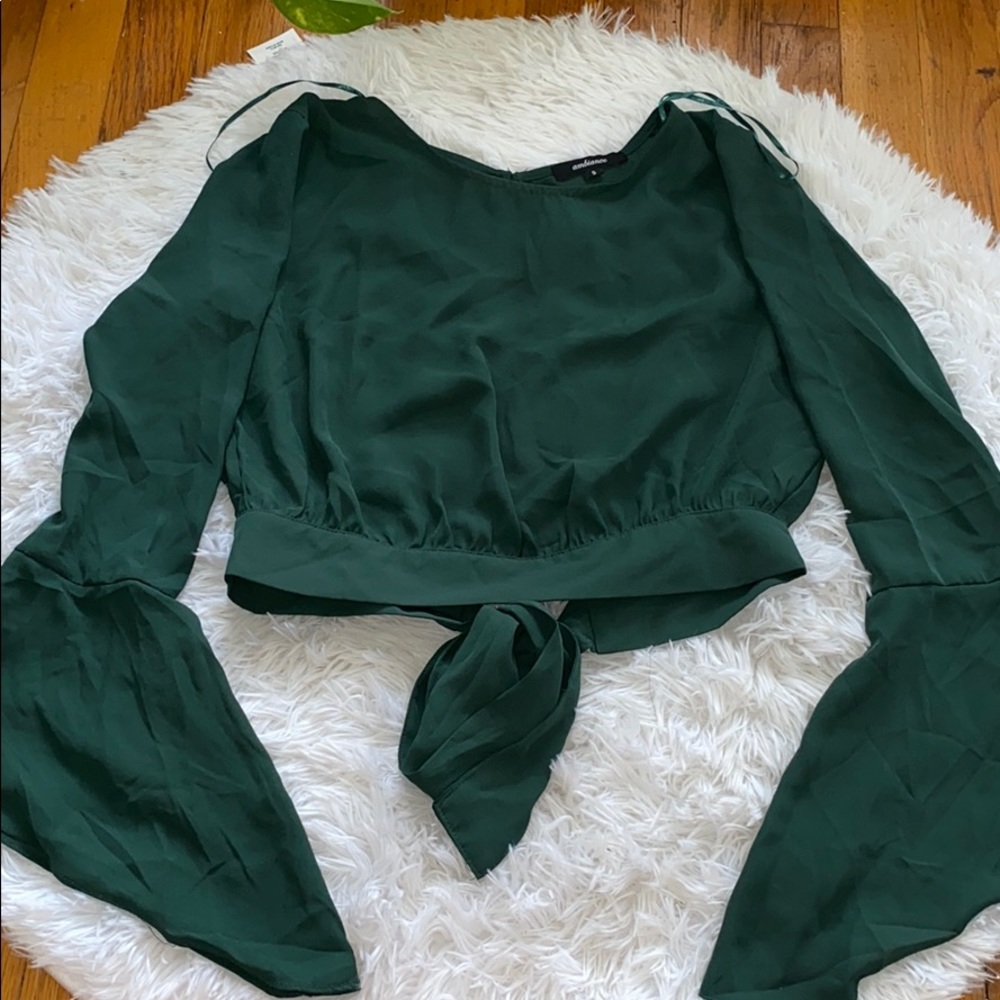 Open back blouse